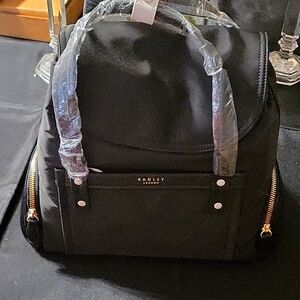 Radley London black medium backpack womens